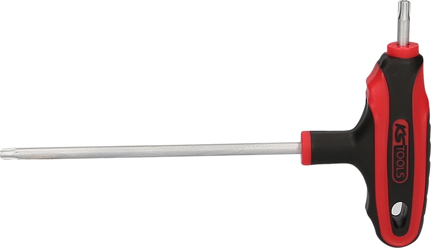 KS Tools 151.8123 ERGOTORQUEplus T-Griff-Torx-Winkelstiftschlüssel,Bohrung, TB20