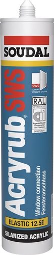 SOUDAL 124483 Acryl Acryrub SWS 310 ml weiß
