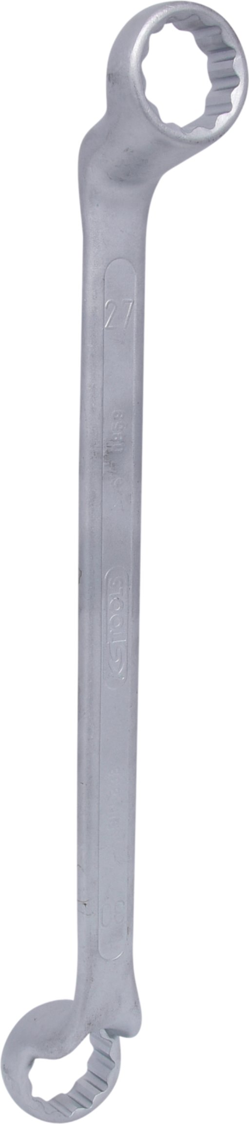 KS Tools 517.0859 CLASSIC Doppel-Ringschlüssel, gekröpft, 27x30mm