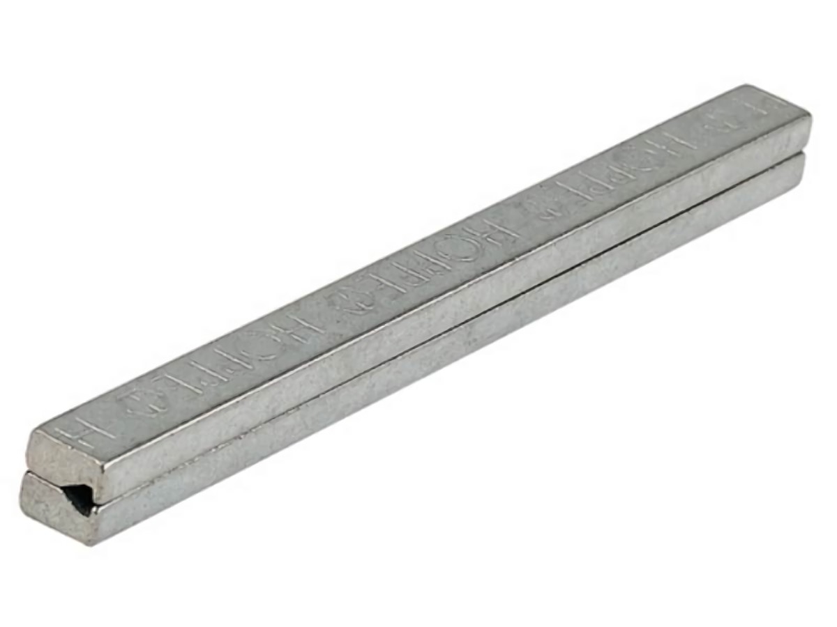 HOPPE 4535682 Profilstift  Vierkant 10 mm Länge 160 mm Eisen verzinkt