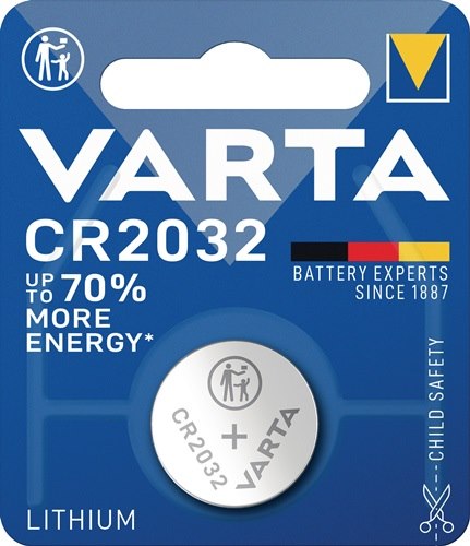 VARTA 06032   101 401 Knopfzelle Electronics 3 V 220 mAh CR2032 20 x 3,2 mm