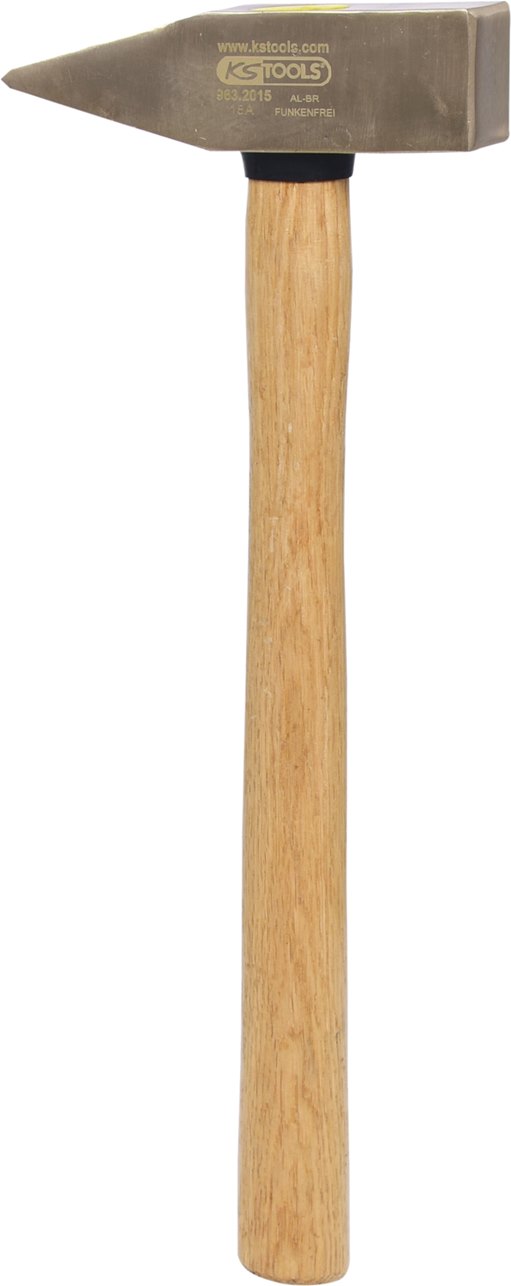 KS Tools 963.2015 BRONZEplus Schlosserhammer 1000 g, mit Hickorystiel