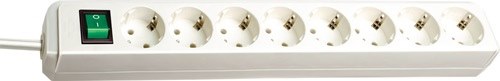BRENNENSTUHL 1159320018 Steckdosenleiste Eco Line 16 A 250 V weiß Steckdosen 8 3