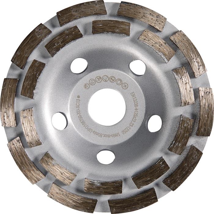 TECWERK 2000865438 Diamantschleiftopf Univ.125mm Beton/Putz/Estrich/Fliese nkleb