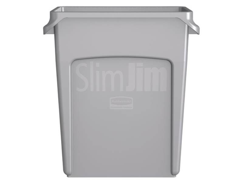 RUBBERMAID 1971258 Wertstoffsammler  60 l H635xB279xT558mm grau mit Lüftungskanä