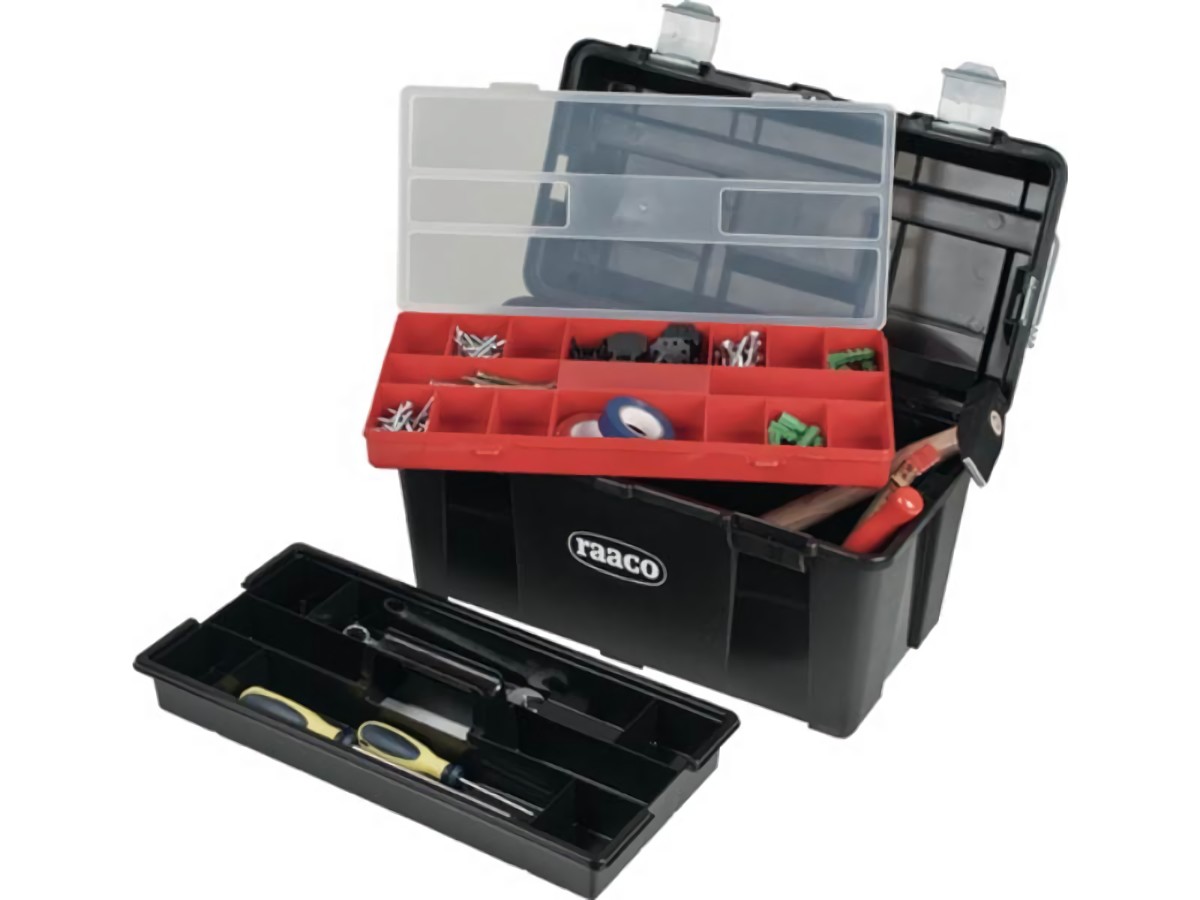 RAACO 715140 Werkzeugkoffer Toolbox 31-26 B445xT230xH235mm  Polypropylen
