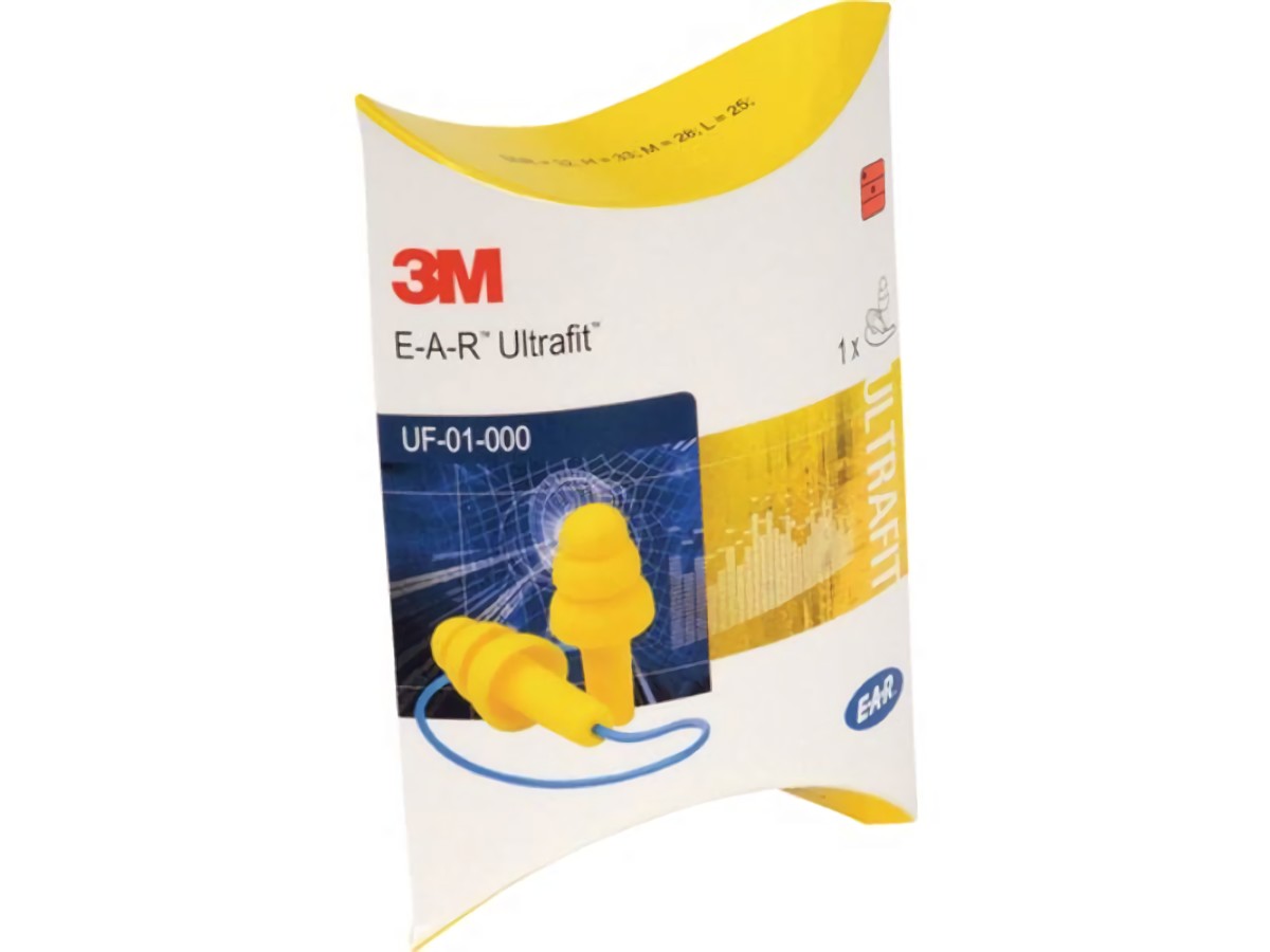 3M 7000038199 Gehörschutzstöpsel E-A-R Ultrafit EN 352-2:2020 SNR 29 dB 50 Paa