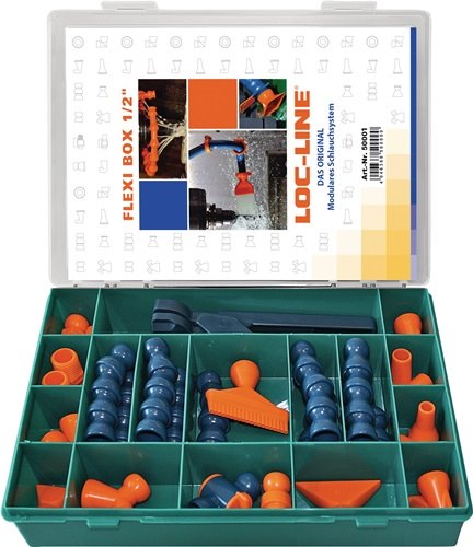 LOC-LINE L50001FLEXI Kühlmittelgelenkschlauch-Set  Größe 1/2 ''  30 teilig