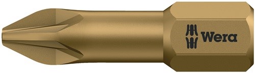 WERA 5056910001 Bit 855/1 TH 1/4 Zoll PZD 1 Länge 25 mm Torsionszone, extrahart
