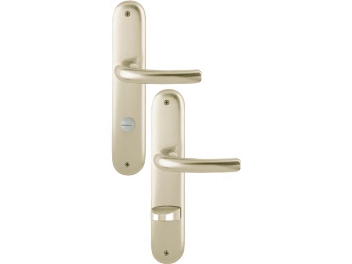 HOPPE 2805339 Langschildgarnitur Tôkyô 1710/273P Aluminium F2 SK/OL 78 mm DIN li