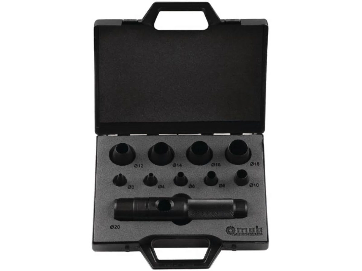 PEDDINGHAUS 8004209001 Patentlocheisensatz  11-teilig Kunststoffkoffer