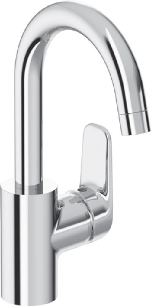IDEAL STANDARD B1716AA Waschtischarmatur Ceraflex chrom 146mm mit Ablaufgarnitur