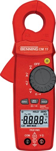 BENNING 044067 Stromzangenmultimeter CM 11 0,1 mA-20 A AC, 0,1 mA-10 A DC CAT IV