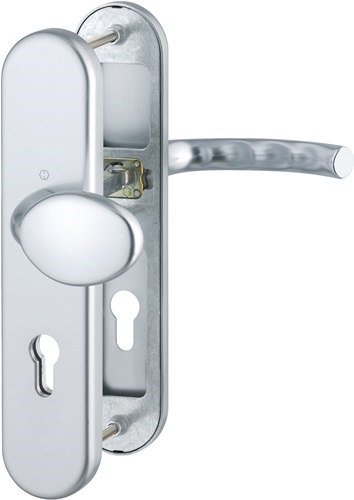 HOPPE 3666887 Schutzgarnitur Tôkyô 76G/3331/3410/1710 Aluminium F1 72 mm 41-46 m