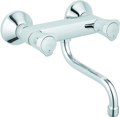 GROHE 31187001 Spültisch-Zweigriffarmatur Costa DN 15 chrom