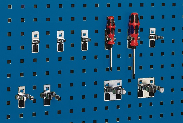 BOTT 14013061 Werkzeugklemme  D. 10 mm verzinkt  passend für Lochplatten