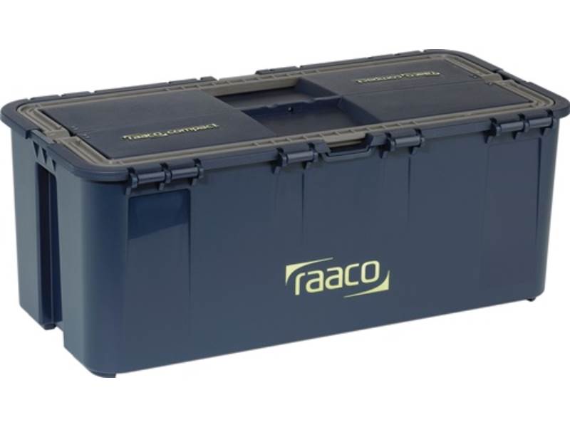 RAACO 136570 Werkzeugkoffer Compact 20 B474xT239xH190mm 6 Einsteckfächer Polypro