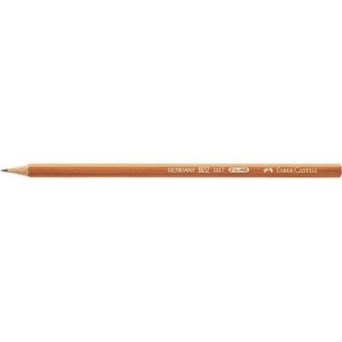 Faber-Castell Bleistift 1117 111700 sechskantform HB braun