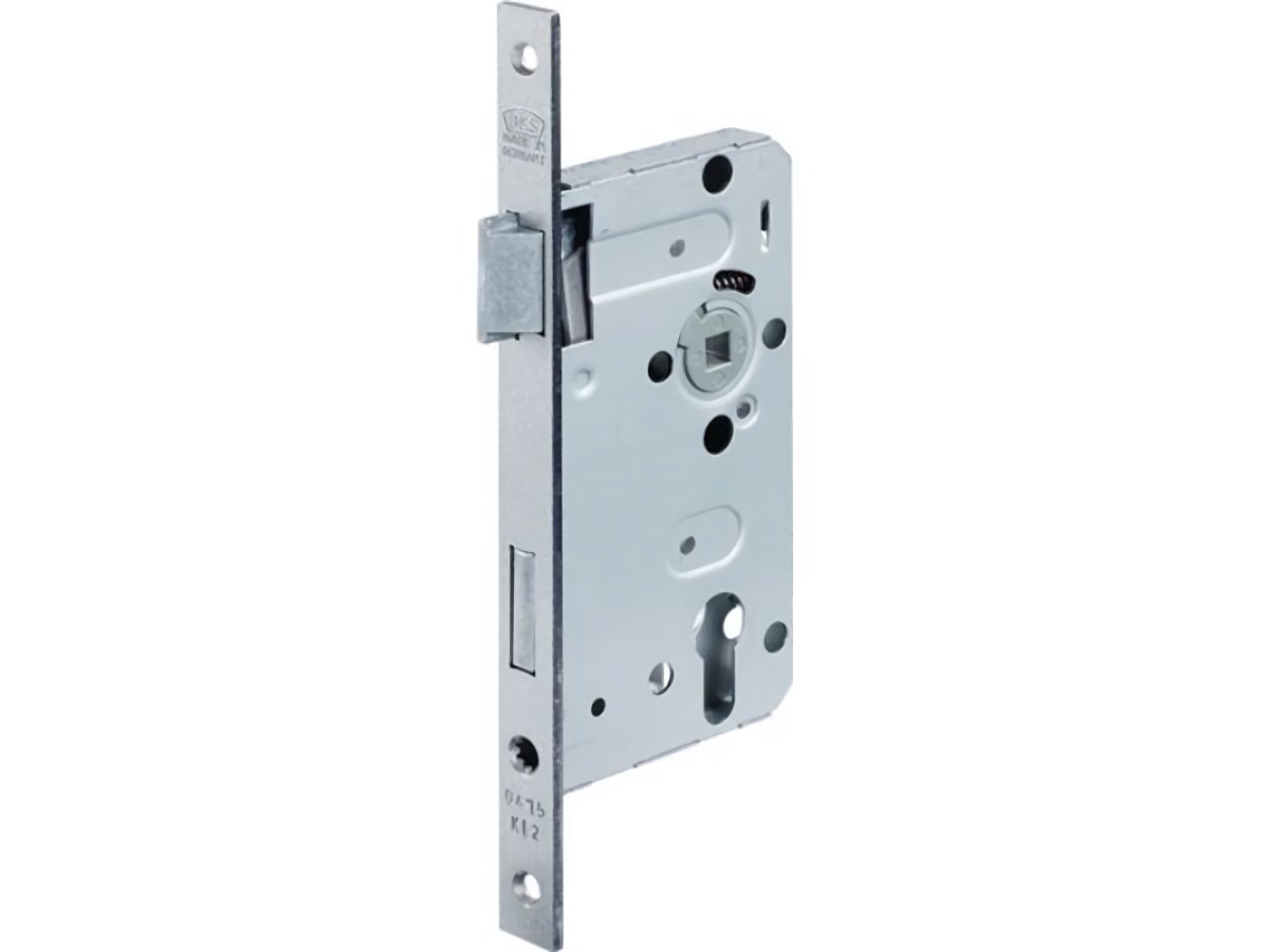 BKS Zimmertür-Einsteckschloss 0415 PZW 18/ 55/72/8 mm DIN links silber käntig Kl