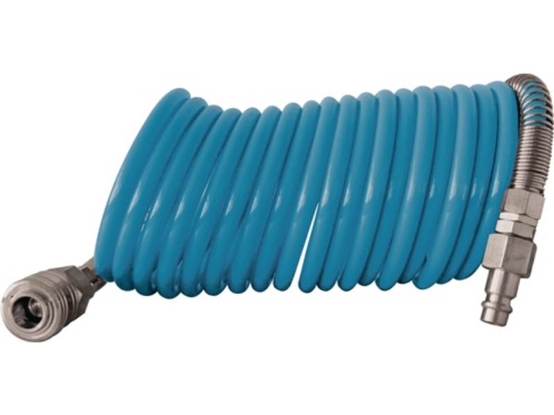 EWO E40980 Spiralschlauch-Set  Innen-Ø 10 mm Außen-Ø 12 mm Länge 7,5 m Kupplung