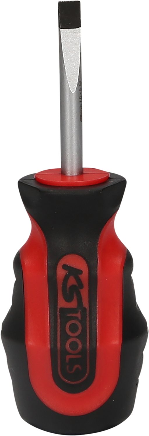 KS Tools 159.1122 ERGOTORQUEplus Schlitz-Schraubendreher, kurz, 5mm