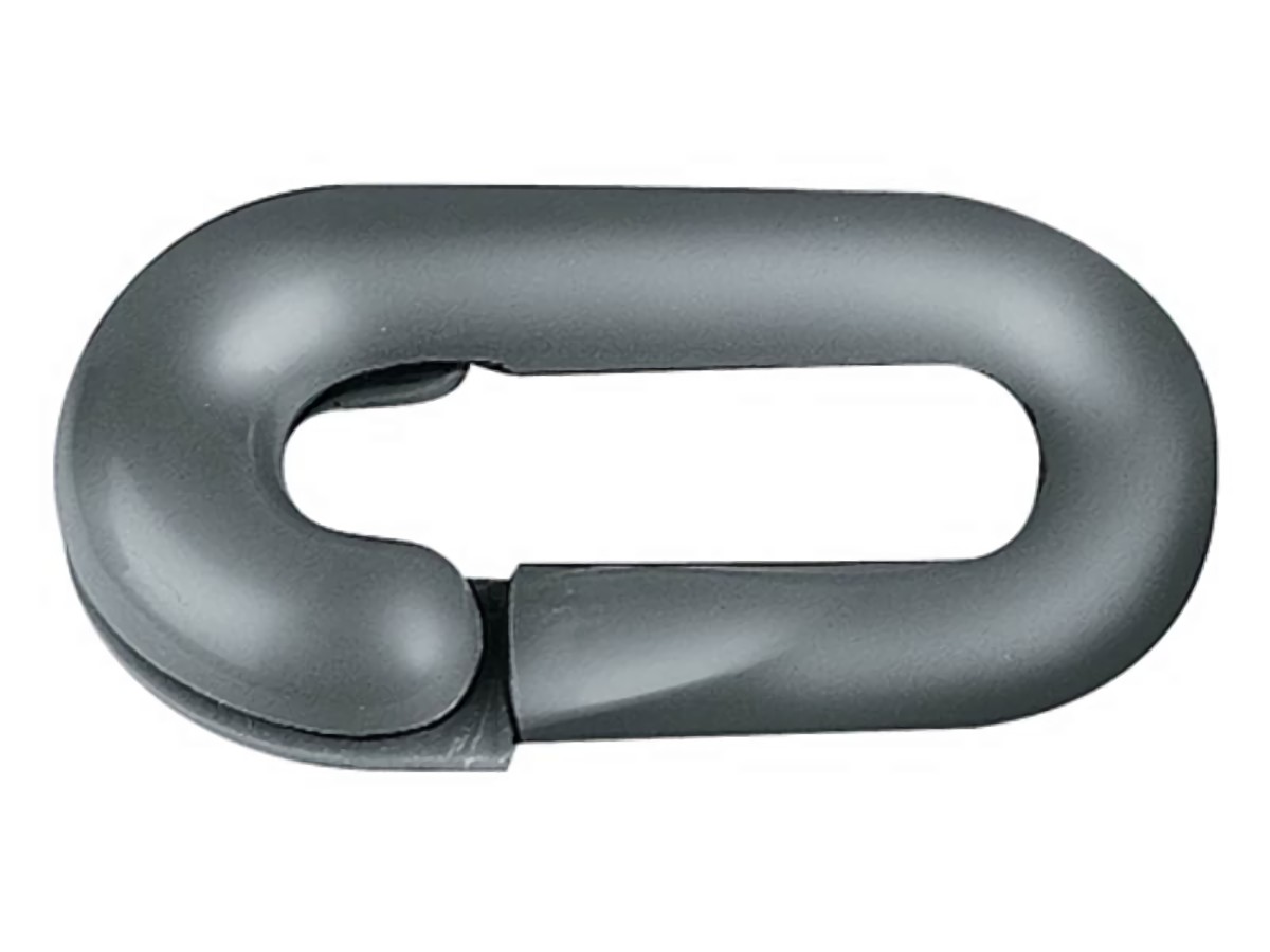 Notglied Kunststoff schwarz 6 mm  für Absperrketten