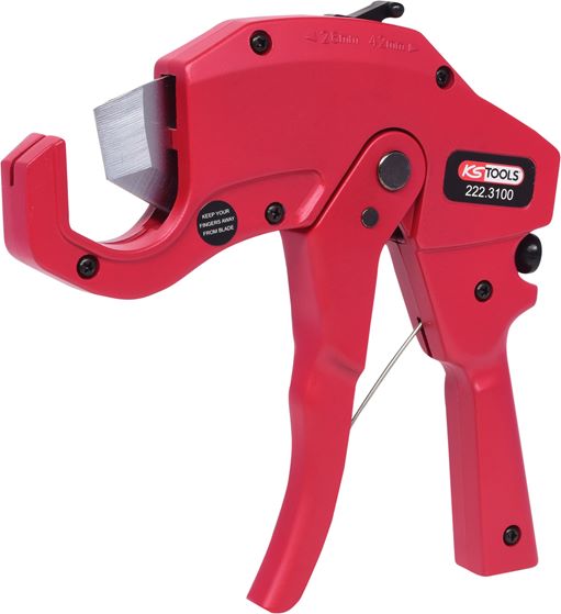 KS Tools 222.3100 Kunststoffrohr-Abstechpistole Ø 6-42mm, 210mm