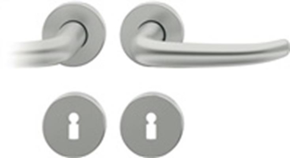 FSB 0 12 1023 01302 0105 Rosettengarnitur 12 1023 Aluminium 0105 U-Form BB DIN l
