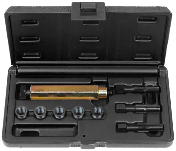 KS Tools 150.5050 THREADfix Reparatur-Satz M10x1,25 f.Glühkerzen,9-tlg.