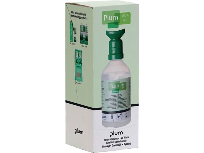 PLUM 4605 Augenspülflasche  500 ml 3 Jahre (ungeöffnete Flasche) DIN EN15154-4