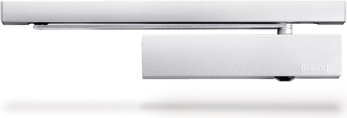 GEZE 3000256207 Türschließer-Set TS 5000 E, Ecline silber EN 3-5