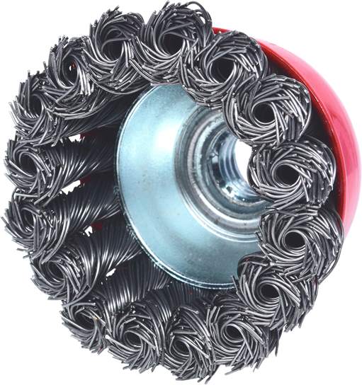 KS Tools 340.0022 Stahldrahttopfbürste 0,5mm, Ø 65mm