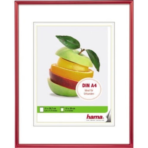 Hama Bilderrahmen Sevilla 00066282 21x29,7cm Kunststoff rot