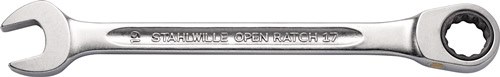STAHLWILLE 40171717 Maulringratschenschlüssel 17F Schlüsselweite 17 mm Länge 229