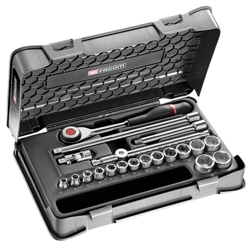 Facom J.360-3P6 Steckschluessel-Set 3/8 J.360, 20-tlg