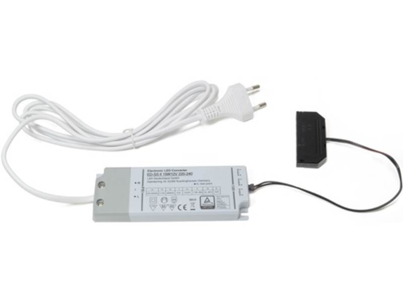 L&S 2000420 LED-Konverter  230 V 12 V 15 W 130 mm
