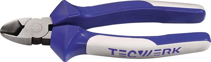 TECWERK 2000810257 Seitenschneider L.130mm Kopf pol.Mehrkomp.-Hüllen TECWERK 200