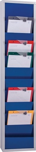 Eichner 9019-00201-08 Werkstattplaner  H1278xB315xT74 mm ultramarinblau, RAL 500