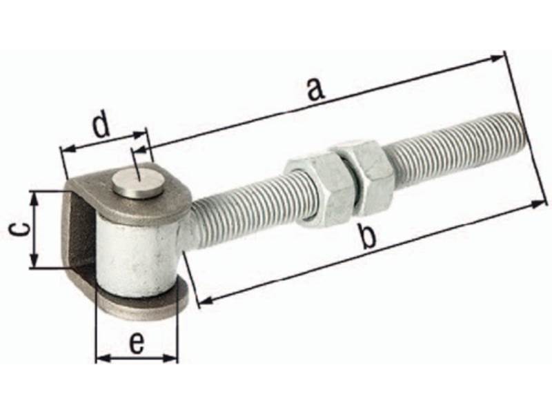 GAH 418373 Torband  153x145x42x30mm Stahl roh