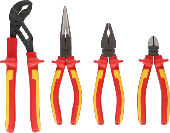 KS Tools 117.1100 ERGOTORQUE VDE Zangen-Satz, 4-tlg. Variante 1