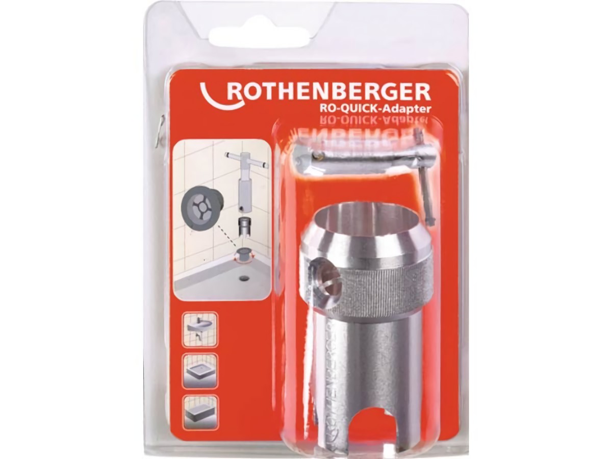 ROTHENBERGER 70413 Ventileinschraubwerkzeug RO-QUICK Länge 75 mm Adapter