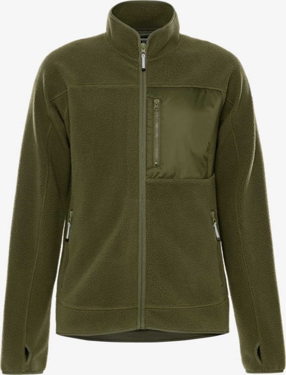 FRISTADS 300892-741 Argon Micro Webpelz-Fleecejacke Damen Gr.M Army Grün hell