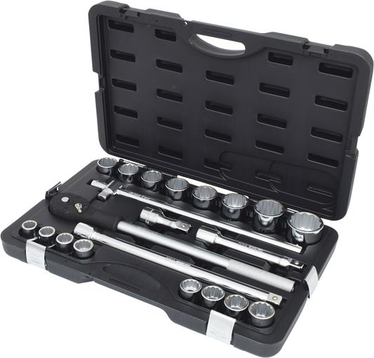 KS Tools 911.0751 3/4'' Steckschlüssel-Satz, 21-tlg. 12-kant