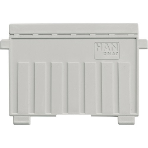 HAN Stützplatte 9027-11 DIN A7 quer Polystyrol lichtgrau