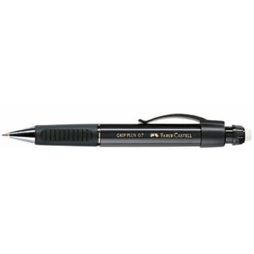 Faber-Castell Druckbleistift GRIP PLUS 130733 0,7mm metallic-schwarz