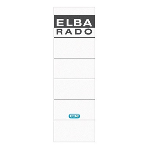 ELBA Ordneretikett 100551826 breit/kurz sk weiß 10 St./Pack.