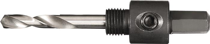 TECWERK 2000814640 Aufnahmeschaft 6-KT 9,5mm m.Zentrierbohrer Lochsägen 14-30mm