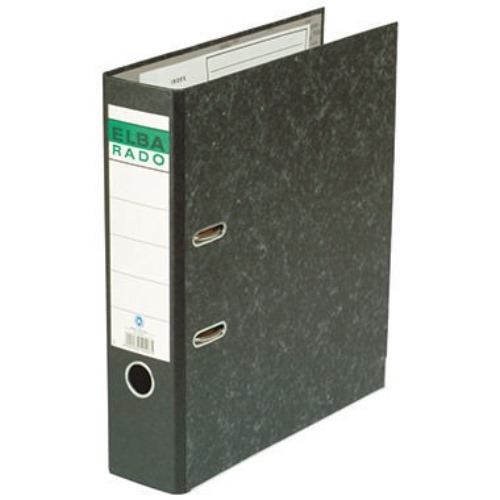 ELBA Ordner rado klassik 100081018 DIN A4 80mm Spezialpapier schwarz