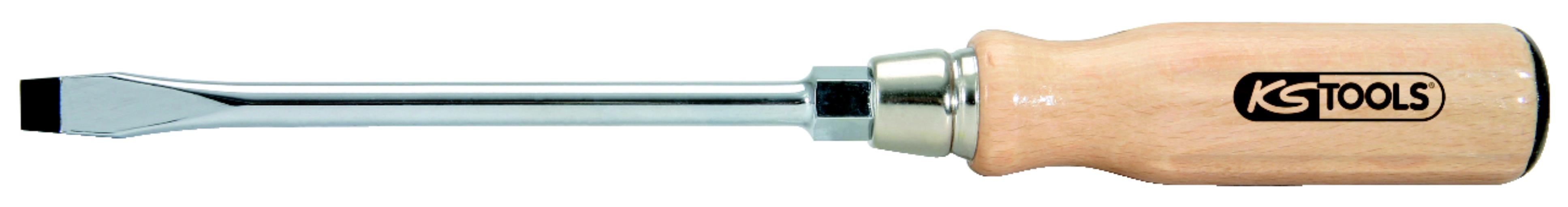 KS Tools 300.1006 ERGOTORQUE WOOD Schlitz-Schraubendreher, 10mm