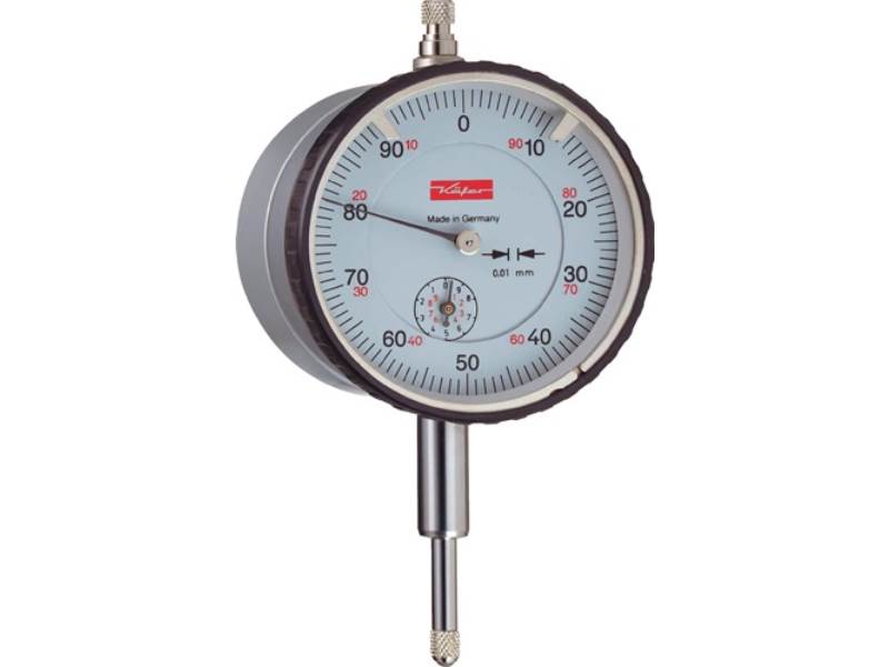 KÄFER 10023 Messuhr M2 T 10 mm Ablesung 0,01 mm magnetische Rückwand